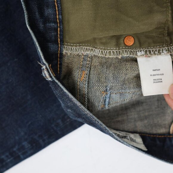 Todd snyder Jeans Men's 34 L34 Japanese Selvedge Denim Button Fly Cotton Blend - Picture 14 of 15